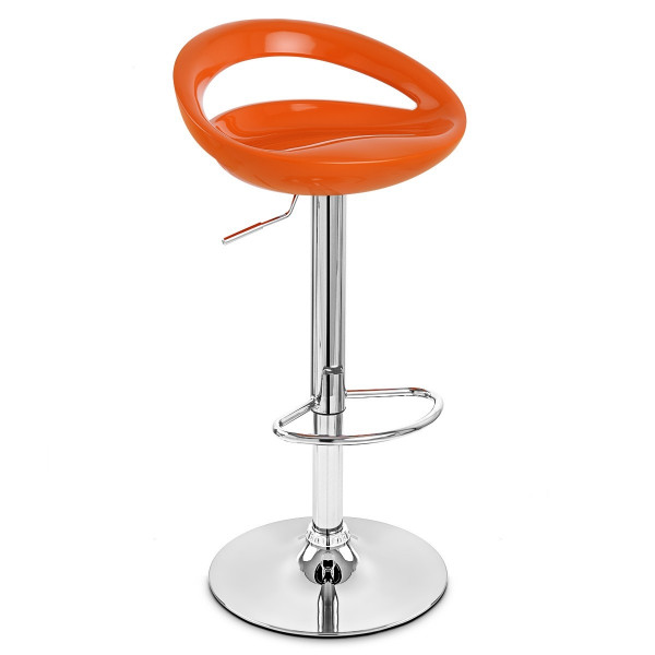 Kunststoff Barhocker Chrom - Crescent Kunststoff Barhocker Chrom - Crescent