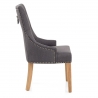 Esszimmerstuhl Stoff - Ascot - Eiche Gris Foncé