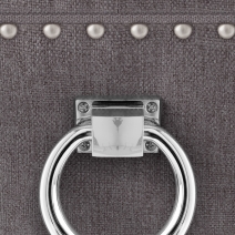 Esszimmerstuhl Stoff - Ascot - Eiche Gris Foncé
