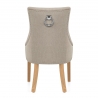 Esszimmerstuhl Stoff - Ascot - Eiche Taupe