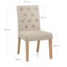 Esszimmerstuhl Stoff - Barrington Beige
