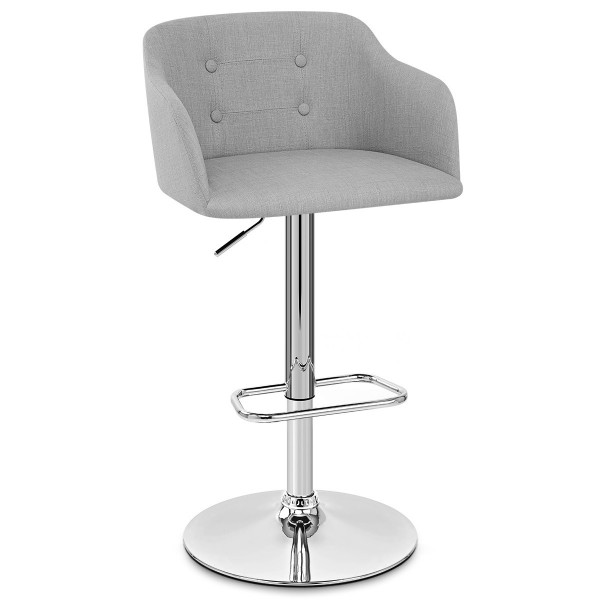 Stoffbarhocker - Belmont Grau Stoffbarhocker - Belmont Grau