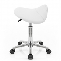 Kunstleder Rollhocker - Deluxe Saddle 