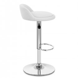 Echtleder Barhocker Chrom - Lulu