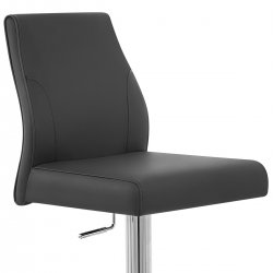 Echtleder Barhocker Chrom - Martello