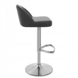 Echtleder Barhocker Gebürstet - Mimi