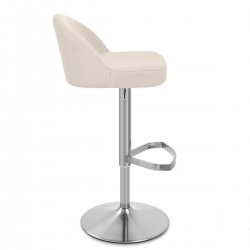 Echtleder Barhocker Gebürstet - Mimi
