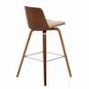 Stoff Holzbarhocker - Mirage Beige