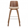 Stoff Holzbarhocker - Mirage Beige