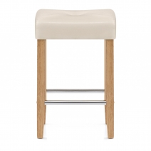 Holz Barhocker - Otis Eiche Beige