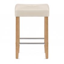 Holz Barhocker - Otis Eiche Beige