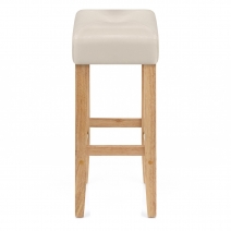 Holz Barhocker - Otis Eiche Beige