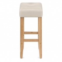 Holz Barhocker - Otis Eiche Beige