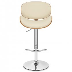 Barhocker Chrom - Theo Beige