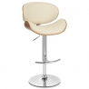 Barhocker Chrom - Theo Beige