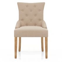 Stoff Stuhl Eiche - Verdi Beige