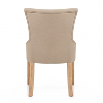 Stoff Stuhl Eiche - Verdi Beige