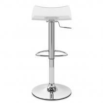 Kunststoff Barhocker Chrom - Crystal