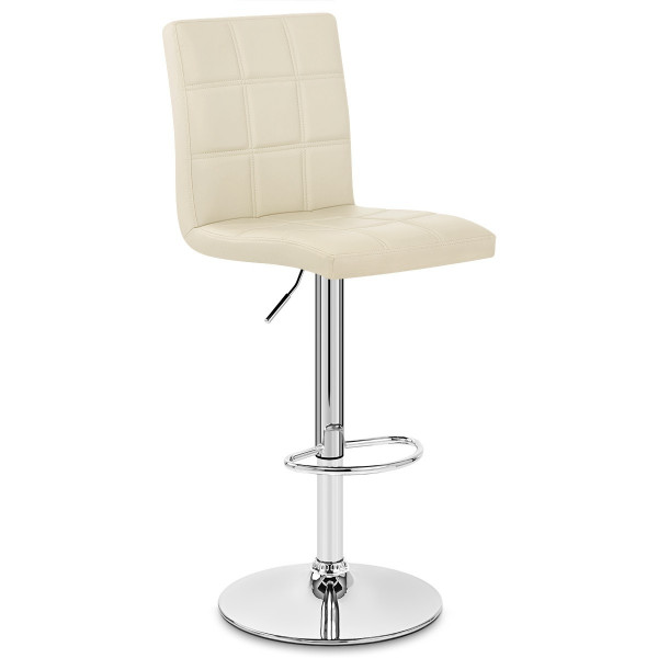 Kunstleder Barhocker Chrom - Criss Cross Kunstleder Barhocker Chrom - Criss Cross