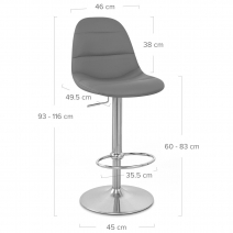 Kunstleder Barhocker Gebürstet - Ferrero