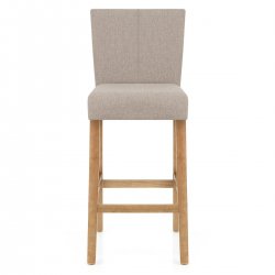 Stoffbarhocker Eiche - Cornell Beige