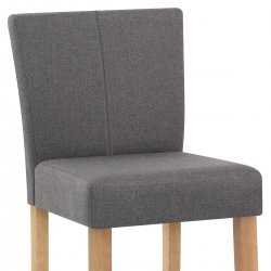 Stoffbarhocker Eiche - Cornell Beige