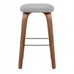 Stoff Holzbarhocker -...