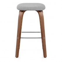 Stoff Holzbarhocker - Stockholm Grau