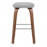 Stoff Holzbarhocker - Stockholm Grau