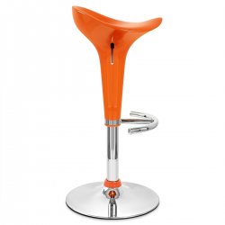 Kunststoff Barhocker Chrom - Gloss Coco