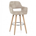 Kunstleder Barhocker Antik - Kite Beige