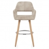 Kunstleder Barhocker Antik - Kite Beige