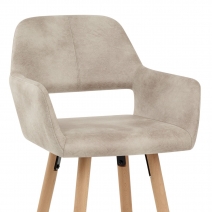 Kunstleder Barhocker Antik - Kite Beige