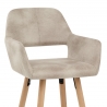 Kunstleder Barhocker Antik - Kite Beige