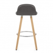 Kunstleder Barhocker Antik - Sole Grau