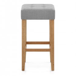 Stoffbarhocker Eiche - Oliver Beige