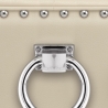 Esszimmerstuhl Eiche - Ascot - Leder Beige