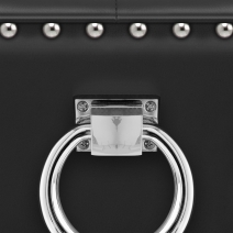 Esszimmerstuhl - Ascot - Leder Schwarz