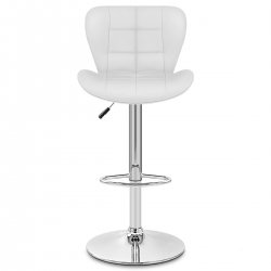 Kunstleder Barhocker Chrom - Houston Schwarz