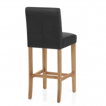 Barhocker Eiche - Tetbury Schwarz