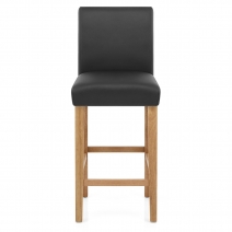 Barhocker Eiche - Tetbury Schwarz
