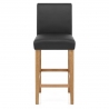 Barhocker Eiche - Tetbury Schwarz
