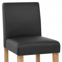 Barhocker Eiche - Tetbury Schwarz