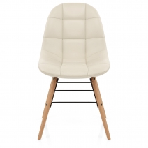 Echtlederstuhl - Tate Beige