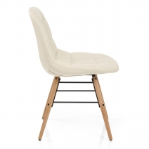 Echtlederstuhl - Tate Beige