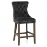 Samt Barhocker - Kensington Schwarz