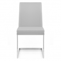 Kunstleder Chrom Stuhl - Jade Schwarz