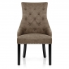 Kunstleder Esszimmerstuhl - Ascot Antik Braun