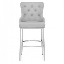 Kunstleder Barhocker Chrom - Grange