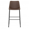 Kunstleder Barhocker - Bucket Braun